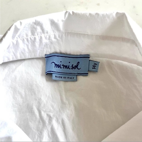 Mimisol girls beaded white blouse - Picture 5 of 10